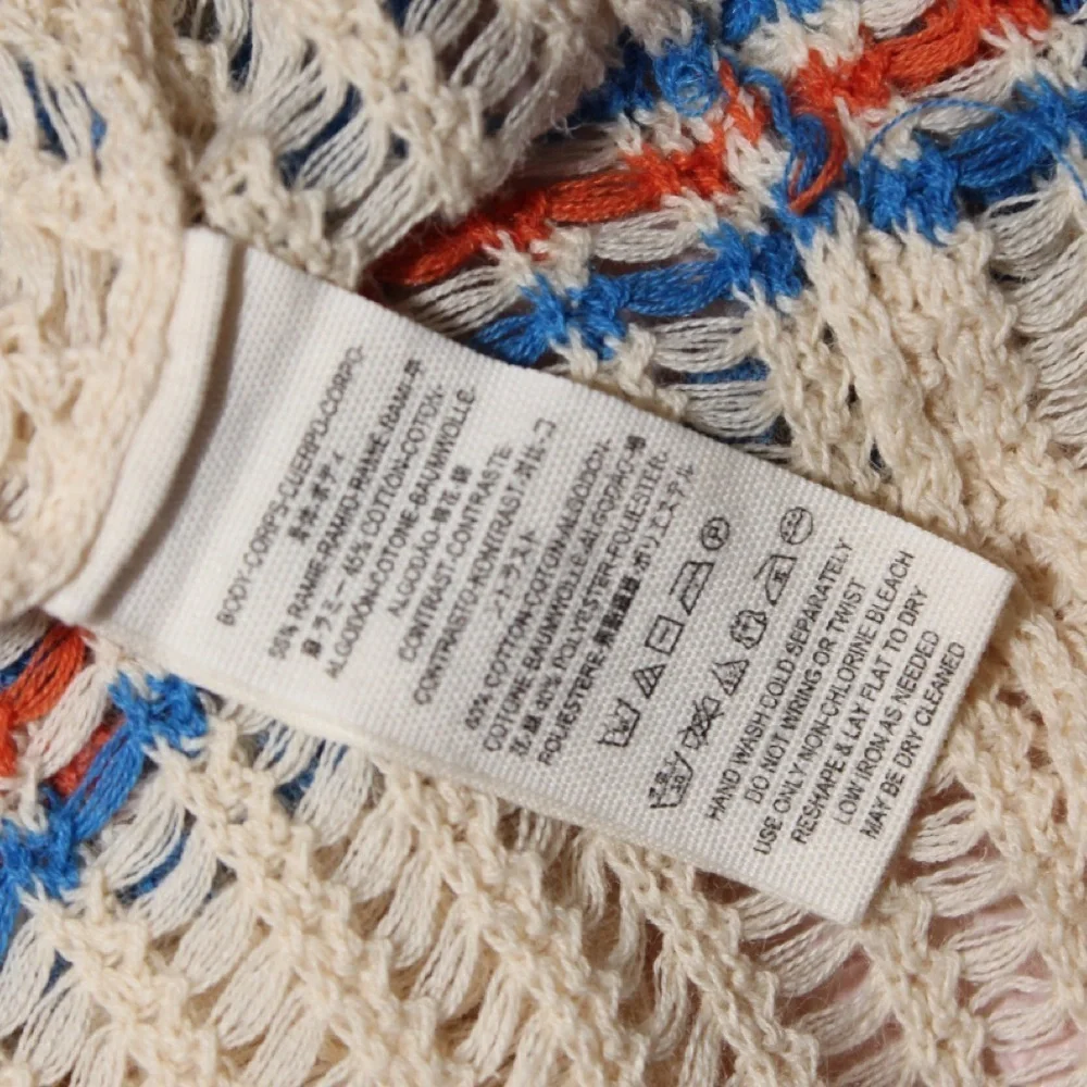 FREE PEOPLE Babes Only Open Knit Top Juniors XS - Picture 5 of 5